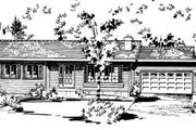 Ranch Style House Plan - 2 Beds 1.5 Baths 1129 Sq/Ft Plan #18-9075 