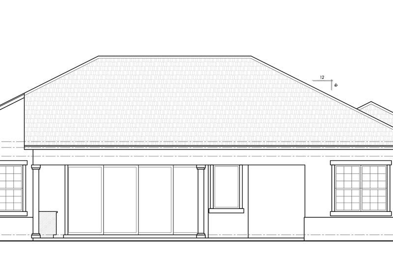 Home Plan - Exterior - Rear Elevation 1 for Farmhouse House Plan #938-113 - 3 bed, 3 bath