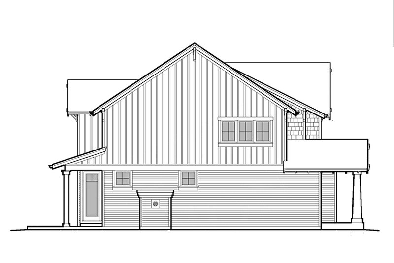 House Plan Design - Exterior - Other Elevation 1 for Craftsman House Plan #48-906 - 3 bed, 2.5 bath