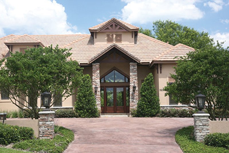 Dream House Plan - Exterior - Front Elevation 4 for Contemporary House Plan #417-814 - 2 bed, 3 bath