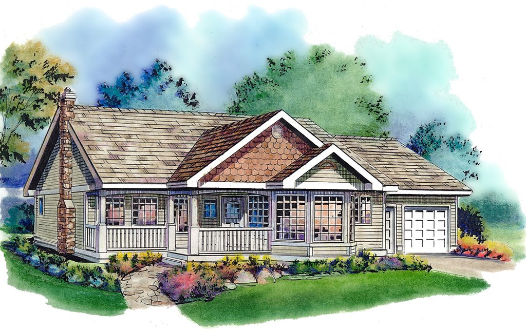 Country Style House Plan 3 Beds 2 Baths 1368 Sq Ft Plan 18 321 Houseplans Com Design your next home or remodel easily in 3d. house plans