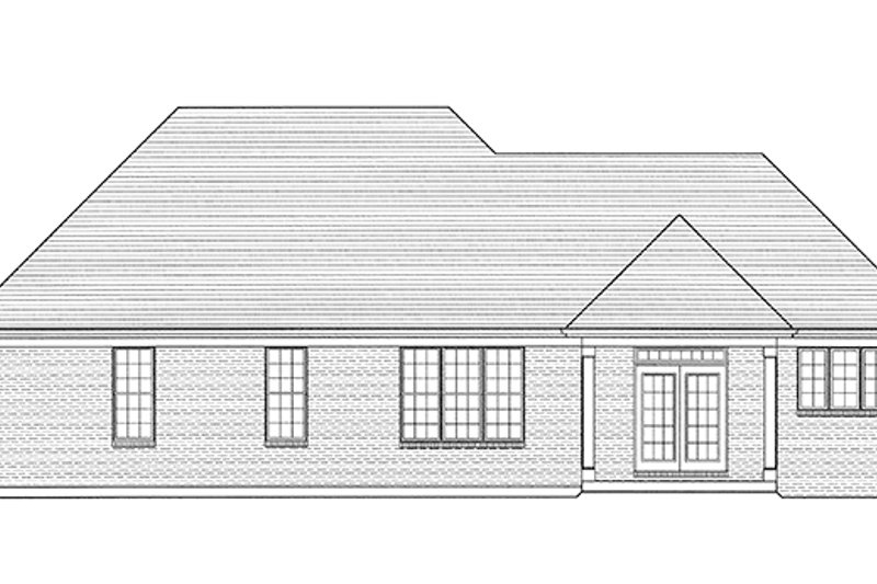 Dream House Plan - Exterior - Rear Elevation 1 for Cottage House Plan #46-844 - 3 bed, 2 bath