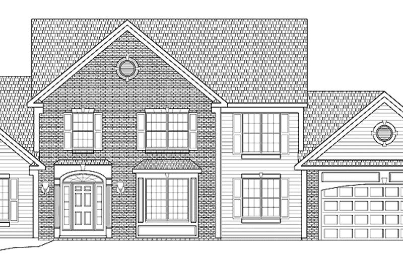 Dream House Plan - Traditional Exterior - Front Elevation Plan #328-336