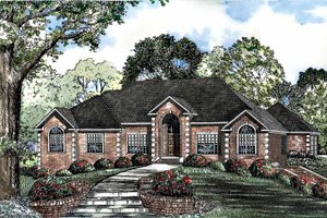 Traditional Exterior - Front Elevation Plan #17-2939