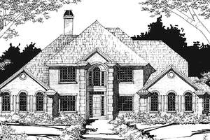 Home Plan - Exterior - Front Elevation for Country House Plan #1007-48 - 4 bed, 5.5 bath