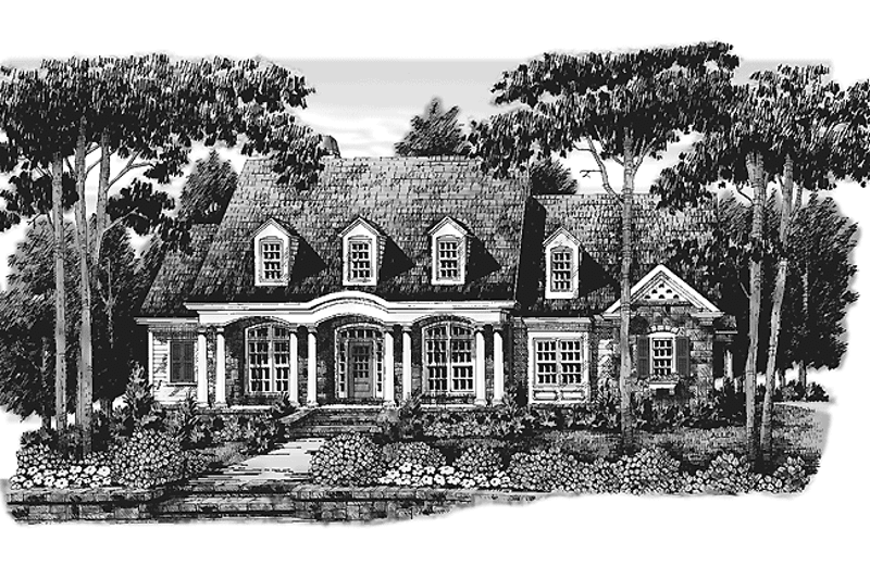 Home Plan - Exterior - Front Elevation 3 for Colonial House Plan #927-106 - 3 bed, 2.5 bath