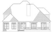 Traditional Style House Plan - 4 Beds 3.5 Baths 2642 Sq/Ft Plan #17-3111 