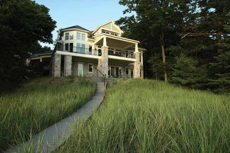 Home Plan - Exterior - Rear Elevation 4 for Craftsman House Plan #928-175 - 4 bed, 3.5 bath
