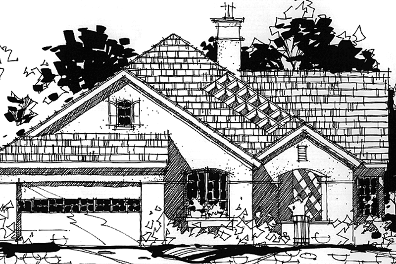 House Design - Mediterranean Exterior - Front Elevation Plan #1007-32