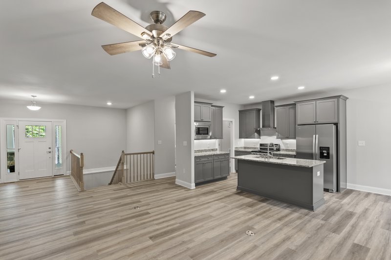Home Plan - Interior - Kitchen for Craftsman House Plan #20-2323 - 3 bed, 2 bath