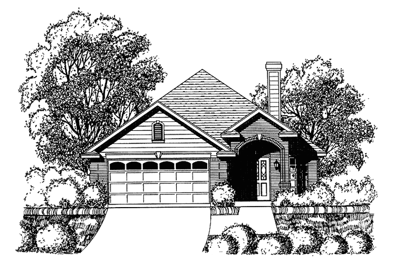 Dream House Plan - Traditional Exterior - Front Elevation Plan #40-501