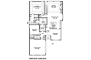 Colonial Style House Plan - 4 Beds 3 Baths 2788 Sq/Ft Plan #81-1526 
