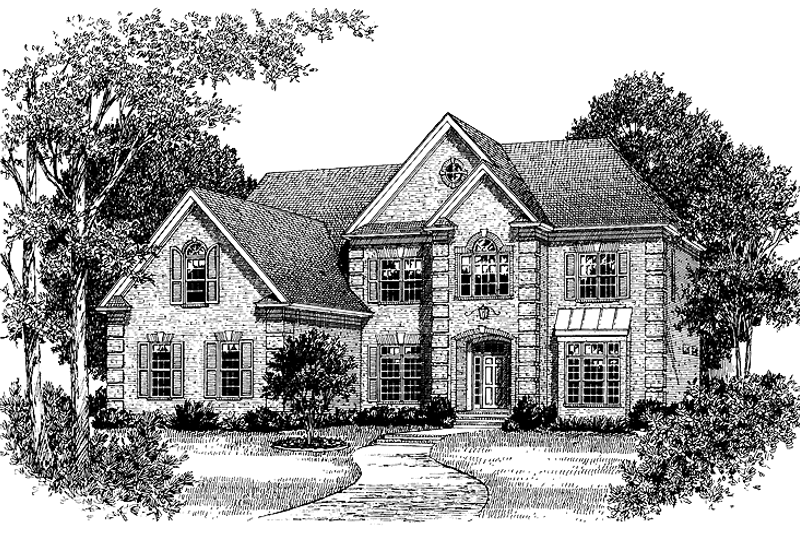 House Plan Design - Colonial Exterior - Front Elevation Plan #453-364