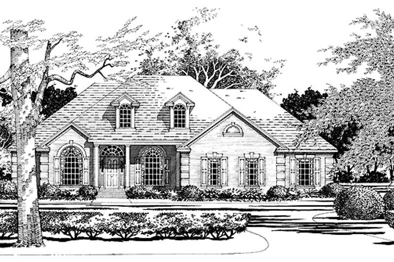 Home Plan - Ranch Exterior - Front Elevation Plan #472-87