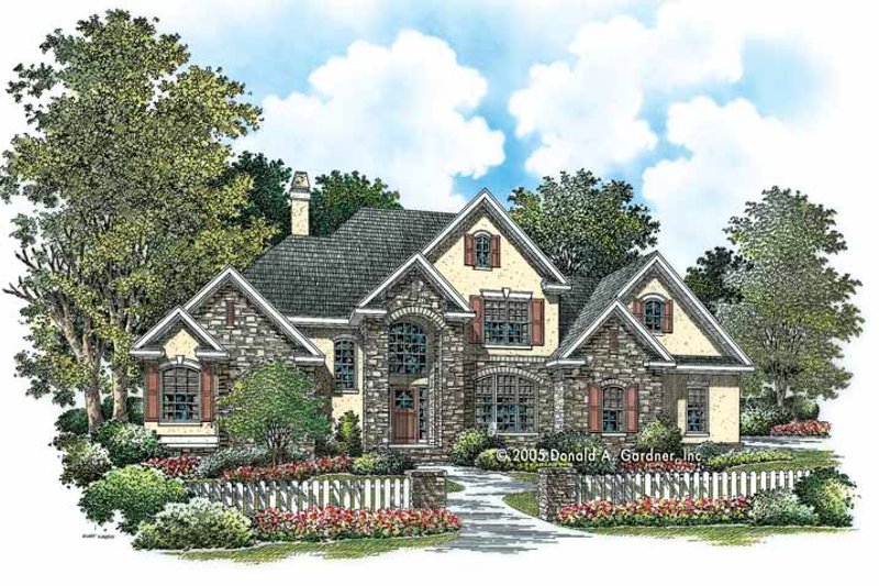 Architectural House Design - Traditional Exterior - Front Elevation Plan #929-782