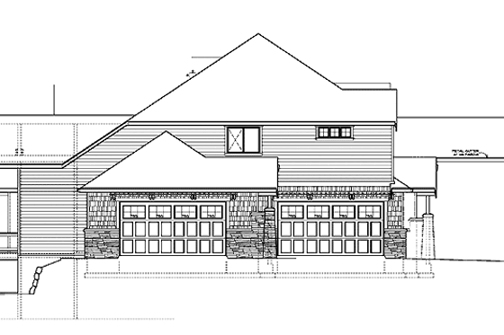 Exterior - Other Elevation for Contemporary House Plan #951-2 - 4 bed, 4 bath