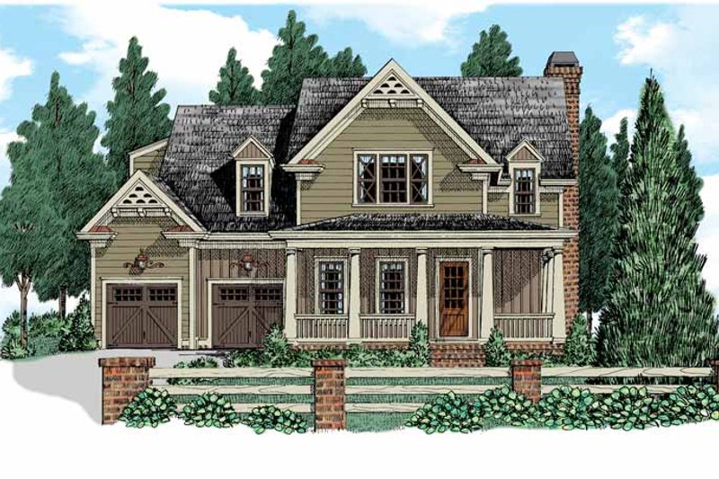 Dream House Plan - Country Exterior - Front Elevation Plan #927-521