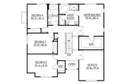 Prairie Style House Plan - 4 Beds 2.5 Baths 2590 Sq/Ft Plan #132-306 