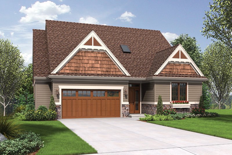 Home Plan - Craftsman Exterior - Front Elevation Plan #48-899
