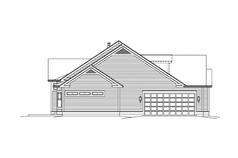 Home Plan - Exterior - Other Elevation for Traditional House Plan #57-613 - 4 bed, 2.5 bath