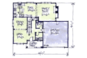 Cottage Style House Plan - 4 Beds 2.5 Baths 2200 Sq/Ft Plan #20-2033 