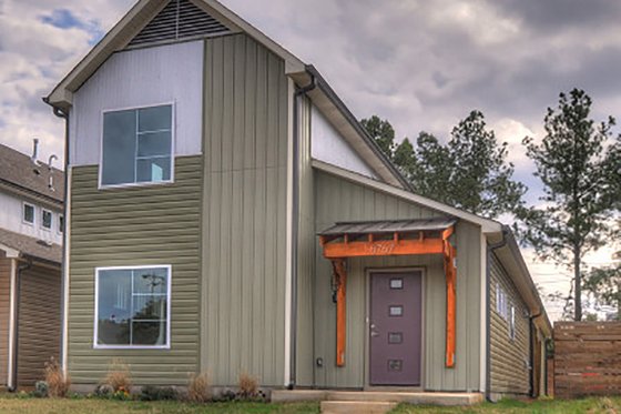 Exterior - Front Elevation 6 for Contemporary House Plan #932-7 - 3 bed, 2 bath