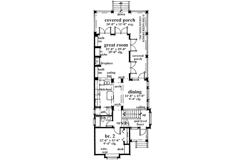 Home Plan - Floor Plan - Main Floor for Traditional House Plan #930-65 - 3 bed, 3 bath
