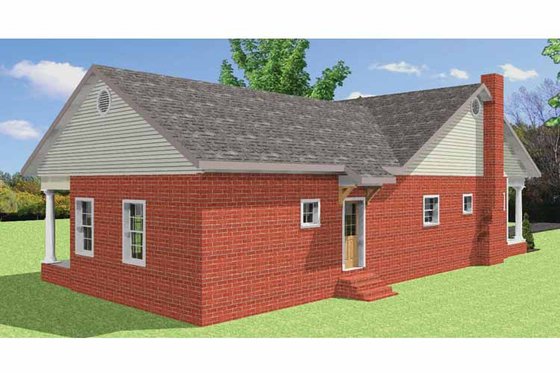 Exterior - Other Elevation for Country House Plan #44-220 - 3 bed, 2 bath