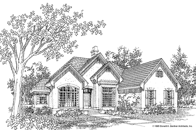 House Plan Design - Traditional Exterior - Front Elevation Plan #929-320