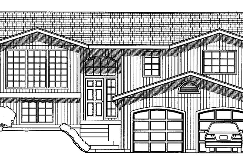 Architectural House Design - Contemporary Exterior - Front Elevation Plan #100-507