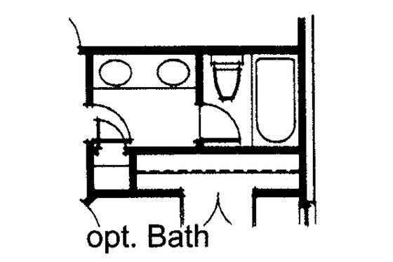 Floor Plan - Other Floor for Victorian House Plan #120-199 - 3 bed, 2.5 bath