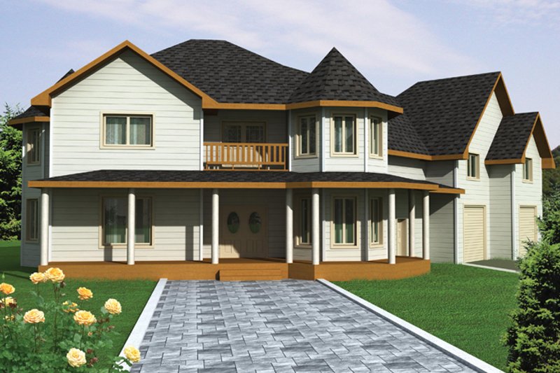 Home Plan - Victorian Exterior - Front Elevation Plan #117-864