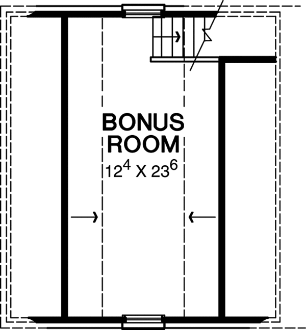 Architectural House Design - Country Floor Plan - Upper Floor Plan #472-351