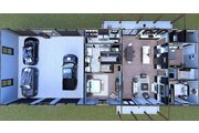 Barndominium Style House Plan - 3 Beds 2 Baths 1962 Sq/Ft Plan #44-296 