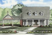 Colonial Style House Plan - 3 Beds 2 Baths 1832 Sq/Ft Plan #17-2861 