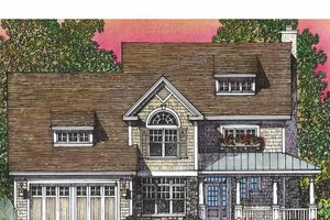 House Design - Exterior - Front Elevation for Country House Plan #1016-90 - 3 bed, 2.5 bath