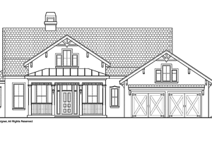 Architectural House Design - Victorian Exterior - Front Elevation Plan #1019-11