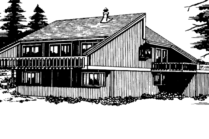 House Plan Design - Contemporary Exterior - Front Elevation Plan #320-1198