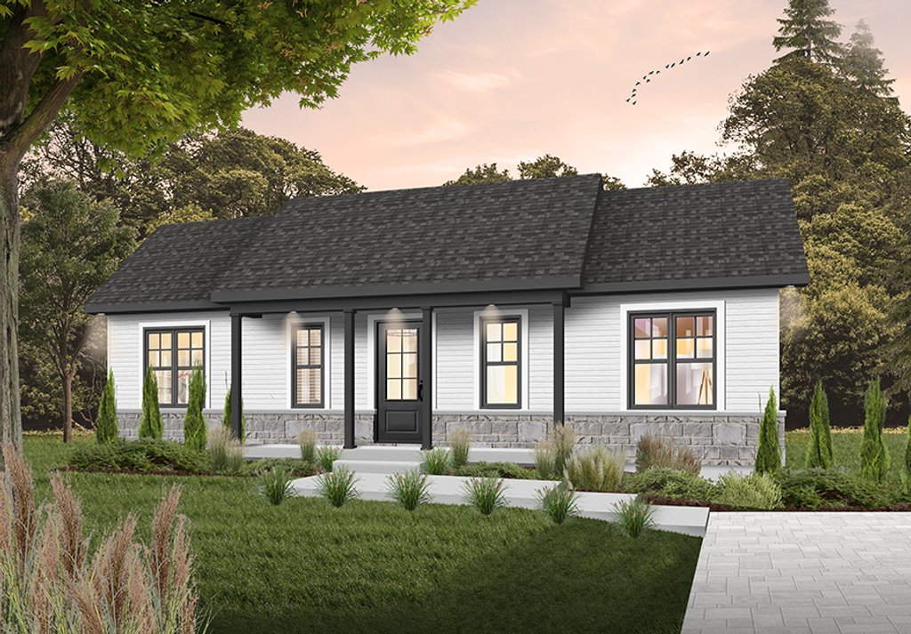 Colonial Ranch House Plans