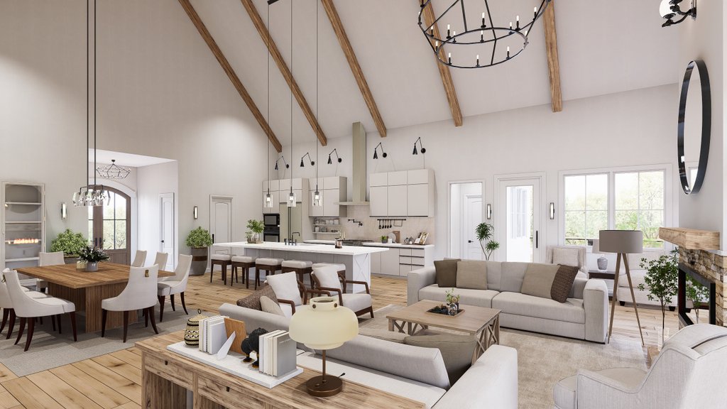 Interior - Other 2 for Farmhouse House Plan #54-680 - 3 bed, 2 bath
