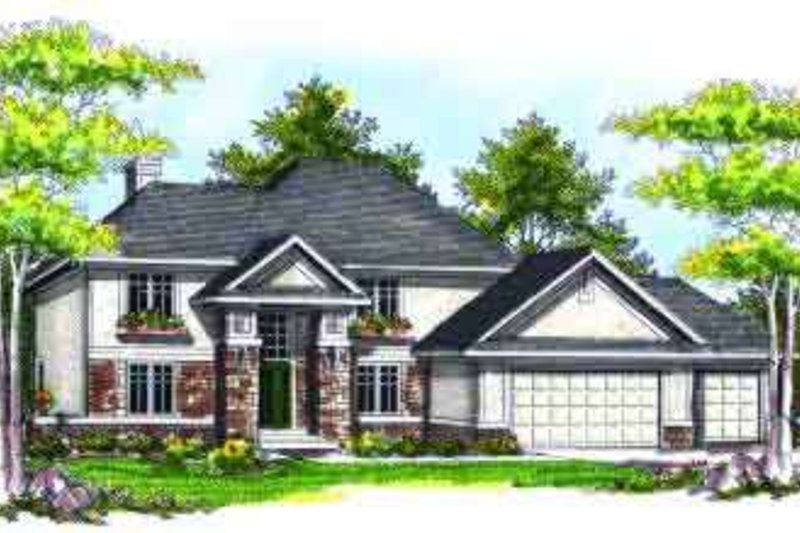 Dream House Plan - Traditional Exterior - Front Elevation Plan #70-732