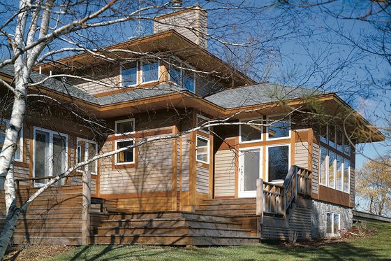 Photo 4 for Prairie House Plan #454-8 - 4 bed, 3 bath