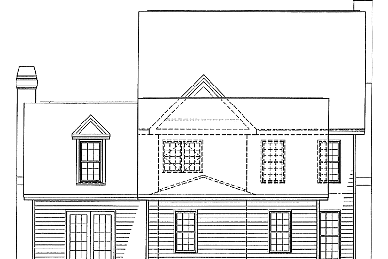 Dream House Plan - Exterior - Rear Elevation for Country House Plan #929-133 - 3 bed, 2.5 bath