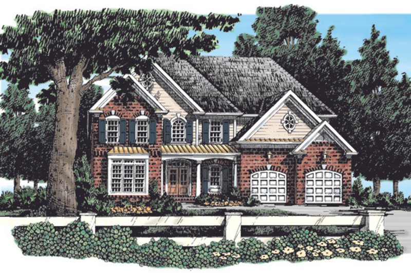 Home Plan - Exterior - Front Elevation 5 for Traditional House Plan #927-598 - 4 bed, 3.5 bath