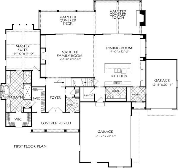 Home Plan - Farmhouse Floor Plan - Main Floor Plan #927-997