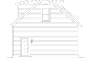 Exterior - Other Elevation 1 for Traditional House Plan #932-479, 0 bath