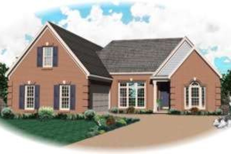 Traditional Style House Plan - 3 Beds 3 Baths 2576 Sq/Ft Plan #81-1148