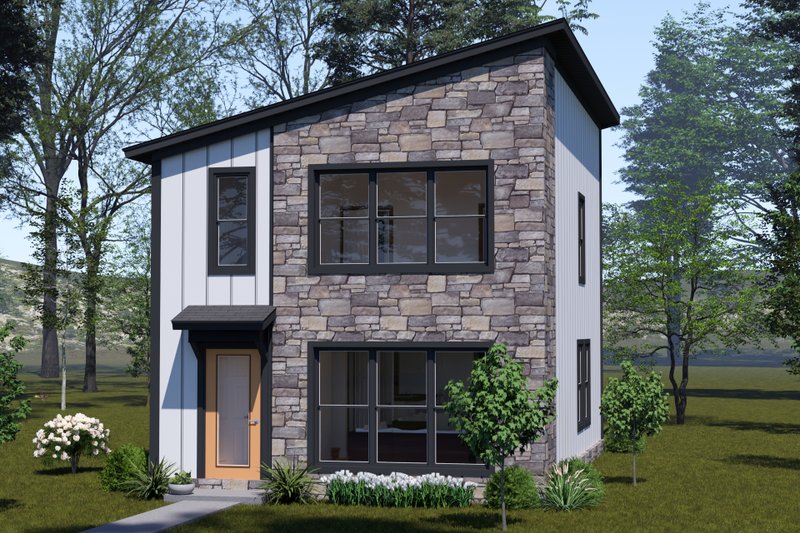 Dream House Plan - Exterior - Other Elevation for Modern House Plan #513-2357 - 3 bed, 2.5 bath