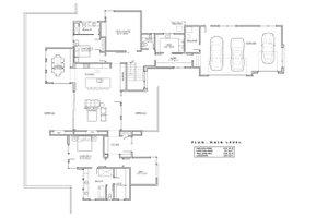 Floor Plan - Main Floor for Modern House Plan #892-45 - 4 bed, 4.5 bath
