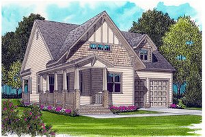 Home Plan - Victorian Exterior - Front Elevation Plan #413-787